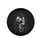 Gothic Human Skull Vertebral Spine Black Lily Pearl - Macabre Car Decor Gift Spare Tire Cover - 4