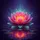 Luminous Ethereal Lotus Water Lily - Zen Meditation Vehicle Decor Gift for Cars Spare Tire Cover - 6