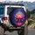 Luminous Ethereal Lotus Water Lily - Zen Meditation Vehicle Decor Gift for Cars Spare Tire Cover - 3