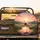 Pink Flamingo Wetland Sunset Landscape - Wildlife Lover Gift Spare Tire Cover - 2