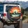Snowy Mountain Lake Forest Sun Adventurous Kitchen Outdoor Lover Gift Spare Tire Cover - 3