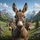 Friendly Donkey Mountain Meadow Scenic Road - Nature Lover Outdoor Gift Spare Tire Cover - 6