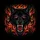 Orange Eye Snarling Wolf Head Flames Outdoor Adventure Gift Spare Tire Cover - 6