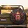 Deep Red Orange Jewel Beetle Floral Paisley Filigree - Luxury Car Decor Gift Spare Tire Cover - 2