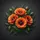 Realistic Orange Poppy Flowers Lush Greenery - Nature Lover Car Decor Gift Spare Tire Cover - 6