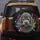 Grey Poodle Head Glasses Paintbrush - Art Studio For Artists Spare Tire Cover - 5