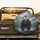 Powerful Roaring Grizzly Bear Wilderness Storm - Wildlife Lover Gift Spare Tire Cover - 2
