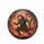 Hooded Jack-O-Lantern Warrior Fiery Aura Smoke Embers - Halloween Decor Gift Spare Tire Cover - 4