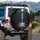 Reflective Molten Silver Waterfall Sculpture Stone Wall - Statement Decor Gift Spare Tire Cover - 3