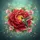 Ruby Hummingbird Red Peony Flower - Garden Decor Gift for Bird Watcher Spare Tire Cover - 6