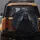Ominous Cloaked Figure Fiery Eyes Mask - Swirling Shadows Dark Fantasy Decor Gift Spare Tire Cover - 5