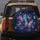 Iridescent Butterflies Luminous Fantasy Flowers Cosmic Night Sky - Nature Lover Gift Spare Tire Cover - 5