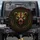 Brown Wolverine Bear Head Green Eyes Green Stripes - Outdoor Enthusiast Gift Spare Tire Cover - 1