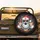 Rock On Santa Claus Sunglasses HO Chain - Christmas Holiday Gift Spare Tire Cover - 2