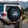 Siberian Husky Blue Eyes Firefly Blue Light Dark Void Wildlife Lover Gift For Husky Lovers Spare Tire Cover - 3