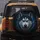 Siberian Husky Blue Eyes Firefly Blue Light Dark Void Wildlife Lover Gift For Husky Lovers Spare Tire Cover - 5