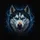 Siberian Husky Blue Eyes Firefly Blue Light Dark Void Wildlife Lover Gift For Husky Lovers Spare Tire Cover - 6