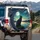 Black Cat Mossy Rock Full Moon Galaxy Cosmic Sky - Wildlife Lover Gift Spare Tire Cover - 3