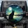 Black Cat Mossy Rock Full Moon Galaxy Cosmic Sky - Wildlife Lover Gift Spare Tire Cover - 1