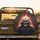 Grinning Skull Star Symbol Fiery Flames Ornate Frame - Car Decor Gift Spare Tire Cover - 2