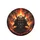 Samurai Kabuto Helmet Fiery Inferno - Vehicle Accessory for Adventure Seekers Spare Tire Cover - 4