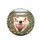 Cute Baby Pig Smiling - Green Grass Pink Flowers Farmhouse Decor for Pig Lover Spare Tire Cover - 4