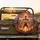 Ominous Assant Spark Flaming Skeleton Burning City Ruins - Apocalyptic Fan Gift Spare Tire Cover - 2