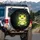 Smiling Frog Heart Shape Fireflies - Wildlife Lover Gift for Frog Fan Spare Tire Cover - 3
