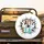 FAITH over FEAR Animal Print Rustic Cross Turquoise Teal - Encouragement Faith Gift Spare Tire Cover - 2