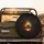 Sinister Glowing Face Piercing Evil Eyes Jagged Teeth Grin - Dramatic Cinematic Vehicle Decor Spare Tire Cover - 2