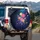 Dynamic Bioluminescent Jellyfish Deep Ocean Underwater Glow - Travel & Ocean Lover Gift Spare Tire Cover - 3