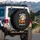Fierce Bald Eagle American Flag Orange Roses - Independence Day Patriotic Gift for Veterans Spare Tire Cover - 3