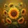Luminous Sunflower Bouquet Summer Garden Field - Outdoor Enthusiast Everyday Use Spare Tire Cover - 6
