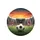 Classic Soccer Ball Green Grass Stadium Players Sunset - Sports Fan Gift Spare Tire Cover - 4
