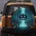 Menacing Jack-o'-lantern Glowing Cyan Eyes Halloween Night Decor Spare Tire Cover - 5