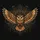 Magnificent Stylized Owl Outstretched Wings Intricate Feather Patterns - Wildlife Lover Gift Spare Tire Cover - 6