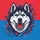 Siberian Husky Blue Eyes Red Tongue Red Blue Split Field Dog Lover Gift Spare Tire Cover - 6