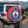 Siberian Husky Blue Eyes Red Tongue Red Blue Split Field Dog Lover Gift Spare Tire Cover - 3