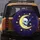 White Skull Yellow Crescent Moon Stars - Cosmic Night Sky Decor Gift Spare Tire Cover - 5