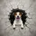 Smiling Jack Russell Terrier Dog Fractured Concrete - Pet Owner Everyday Use Gift Spare Tire Cover - 6
