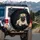 Fawn Pug Puppy Black Mask Deep Black Background - Pug Lover Car Decor Gift Spare Tire Cover - 3