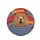 Friendly Bear Blue Striped Jacket Thank You Text - Wildlife Lover Gift Spare Tire Cover - 4
