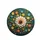White Dahlia Orange Center Daisy Flowers Green Leaves - Botanical Decor Gift Spare Tire Cover - 4