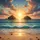 Golden Ocean Sunset Tropical Islands Beach - Vehicle Travel Gift Spare Tire Cover - 6