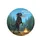 Black Labrador Hot Dog Campfire 'Don't Go Camping Alone' - Camping Road Trip Gear Spare Tire Cover - 4
