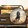 Muscular Black Horse Galloping Sand Dust Motion - Wildlife Lover Gift for Horse Lovers Spare Tire Cover - 2
