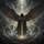 Dark Winged Figure Longsword Ethereal Mists Gothic Ruin - Dark Fantasy Enthusiast Gift Spare Tire Cover - 6