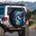 Luminous Iridescent Chihuahua Dog Portrait - Car Decor Gift for Pet Owners Spare Tire Cover - 3