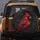 Crimson Bird Golden Chain Ruby Pendant Dark Foliage - Luxury Car Decor Gift for Bird Lovers Spare Tire Cover - 5
