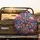 Ukulele Psychedelic Paisley Ornate Floral Botanical - Boho Lifestyle Travel Essentials Spare Tire Cover - 2